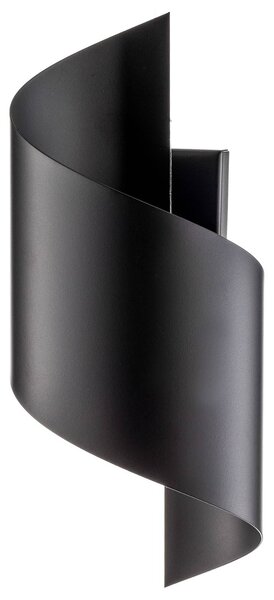 EMIBIG LIGHTING Spiner fali lámpa, fekete, magasság 30 cm, acél, dimmelhető, Fekete, Nappali / Étkező, fém, Modern
