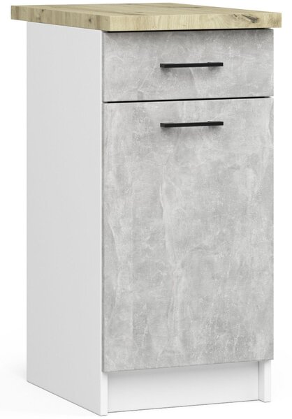 Konyha 180 cm Ozara C (beton). Akció -16%