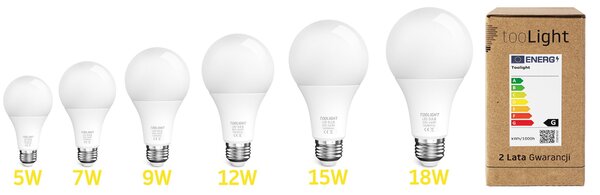 LED izzó hideg RSL020 E27 5W Neutral