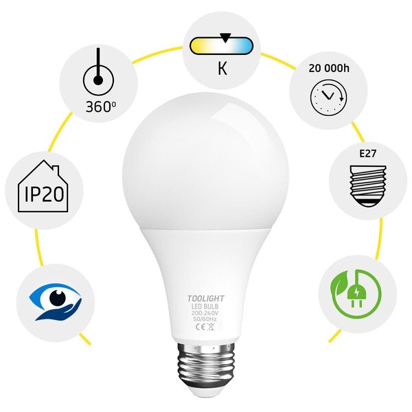 LED izzó hideg RSL020 E27 5W Neutral