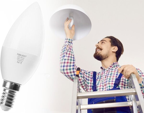 LED izzó hideg RSL035 E14 8W Warm
