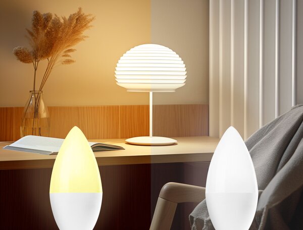 LED izzó hideg RSL035 E14 8W Warm