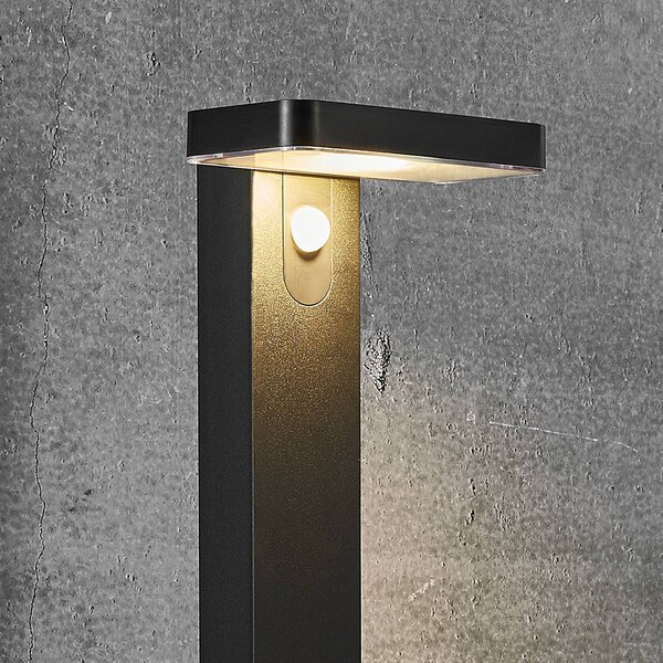 Nordlux LED ösvény világítás Rica Square, szögletes, Fekete, fém, Modern