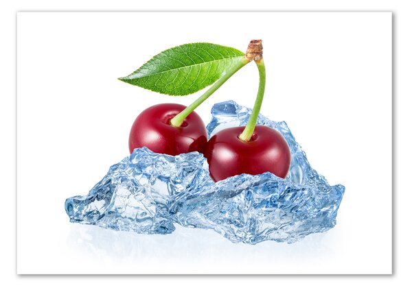 Fali üvegkép Cherry jég