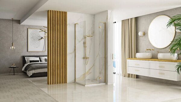 Rea, Zuhanykabin REA Hugo 80x80 Aranykefe, KPL-K8411