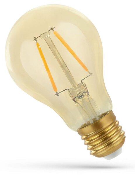 Meleg fényű LED izzó E-27 230V 2W Edison 14077