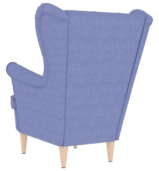 VidaXL farmerkék szövetfotel 74 x 84 x 100 cm
