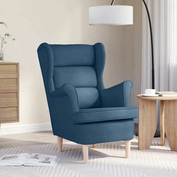 VidaXL kék szövetfotel 74 x 84 x 100 cm