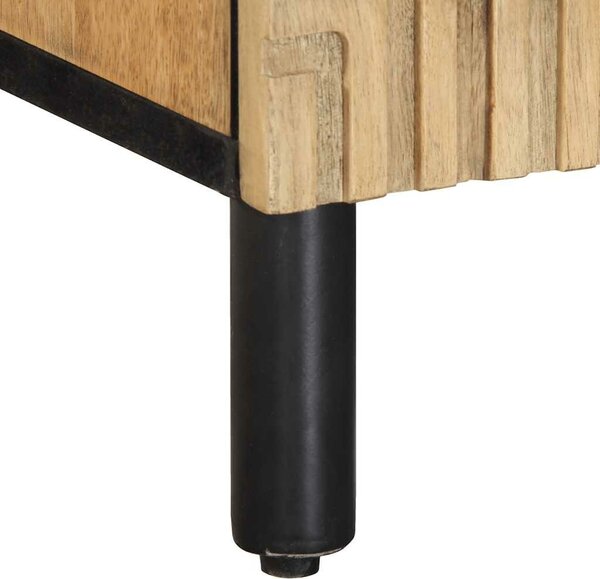 VidaXL barna tömör mangófa TV-szekrény 105 x 33 x 46 cm