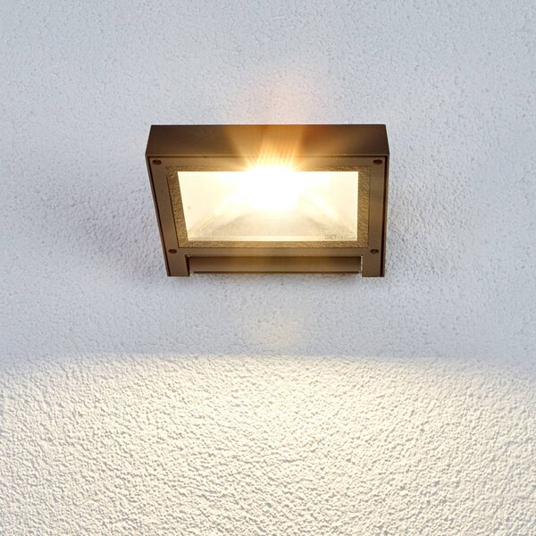 Lucande LED kültéri reflektor Maica, antracit, forgatható, IP65, Fekete, Alumínium, Modern