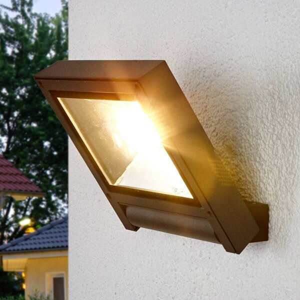 Lucande LED kültéri reflektor Maica, antracit, forgatható, IP65, Fekete, Alumínium, Modern