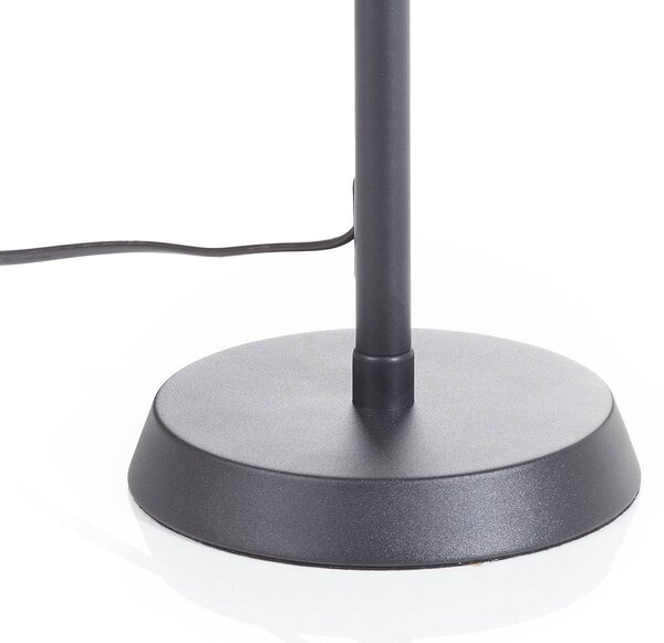 Trio Lighting LED állólámpa Filigran, fekete, fényerőszabályozható, állítható, dimmelhető, Fekete, Nappali / Étkező, fém, Modern