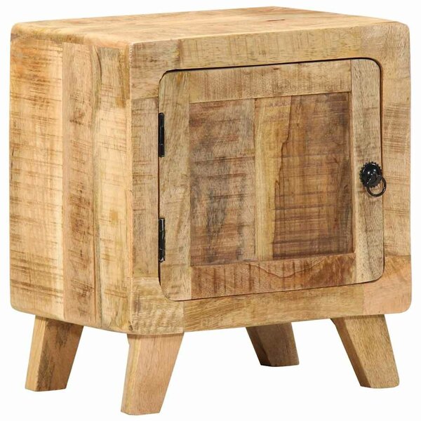 VidaXL éjjeliszekrény 2 db 40x32x46 cm tömör nyers mangófa