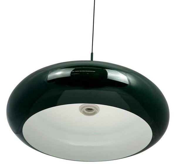 Dyberg Larsen lógó lámpa, sötétzöld, Ø 40 cm, fém, dimmelhető, Zöld, Nappali / Étkező, fém, Dizájn
