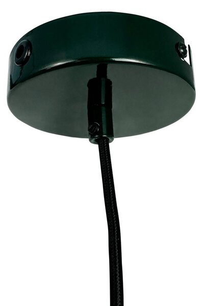 Dyberg Larsen lógó lámpa, sötétzöld, Ø 40 cm, fém, dimmelhető, Zöld, Nappali / Étkező, fém, Dizájn