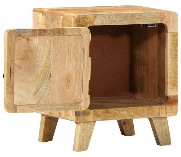 VidaXL éjjeliszekrény 2 db 40x32x46 cm tömör nyers mangófa