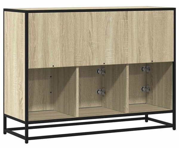 VidaXL komód Sonoma tölgy 100x35x76 cm Gépelt fa