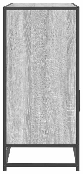 VidaXL szürke sonoma színű szerelt fa tálalószekrény 100x35x76 cm