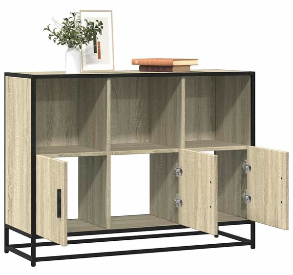 VidaXL komód Sonoma tölgy 100x35x76 cm Gépelt fa