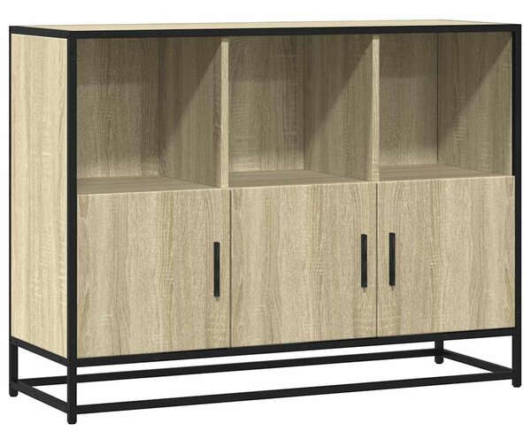 VidaXL komód Sonoma tölgy 100x35x76 cm Gépelt fa