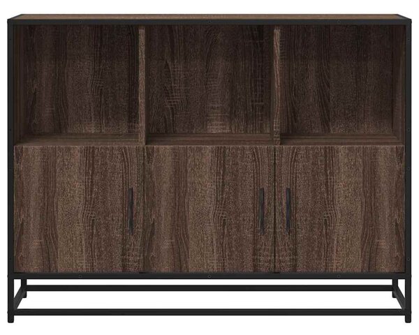 VidaXL barna tölgyszínű szerelt fa tálalószekrény 100x35x76 cm