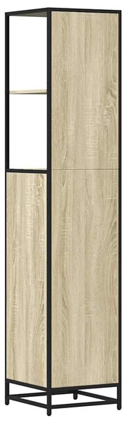 VidaXL sonoma tölgy színű szerelt fa fürdőszobaszekrény 35x37,5x166 cm