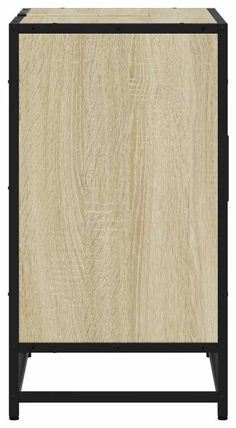 VidaXL sonoma tölgy szerelt fa fürdőszobai mosdószekrény 65x33x60 cm