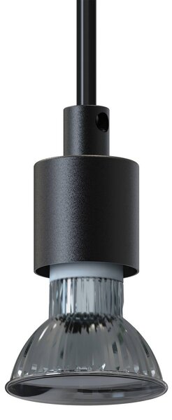 Lucande Narion lógó világítás, fekete/színes, 6 izzós, dimmelhető, Többszínű, Nappali / Étkező, fém, Modern