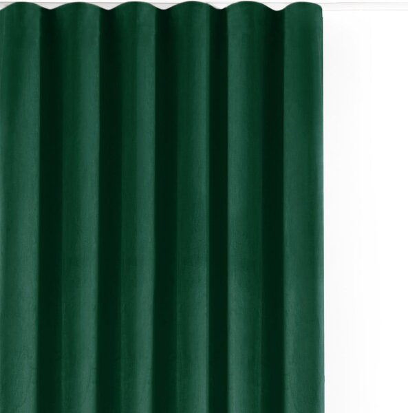 Zöld bársony dimout (semi-opac) függöny 530x270 cm Velto – Filumi