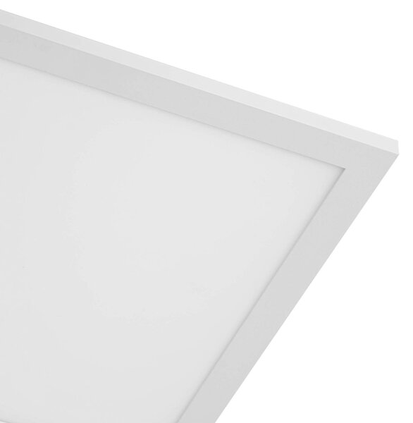 Lindby LED panel Lamin, fehér, 30 cm, CCT, fényerőszabályzó, távirányítóval, dimmelhető, Fehér / opál, Nappali / Étkező, Modern