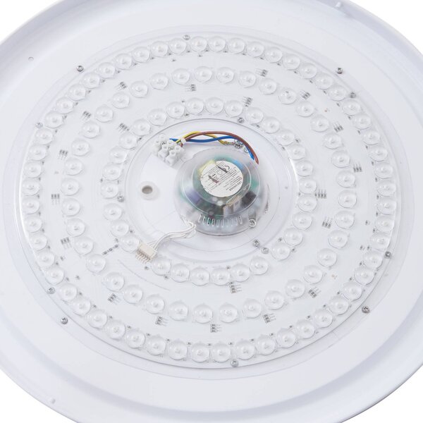 Lindby Smart LED-es mennyezeti lámpa Innes fekete 48cm RGB CCT Tuya, dimmelhető, Fekete, Nappali / Étkező, fém, Modern