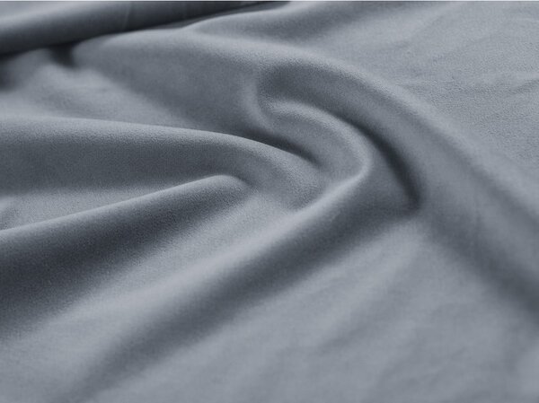 Világoskék kárpitozott ágyneműtartós franciaágy ágyráccsal 160x200 cm Casey – Mazzini Beds