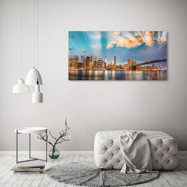 Akrilüveg fotó Brooklyn híd