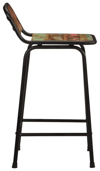 VidaXL bárszékek 4 db 46x35,5x80 cm tömörfa, újrahasznosított fa