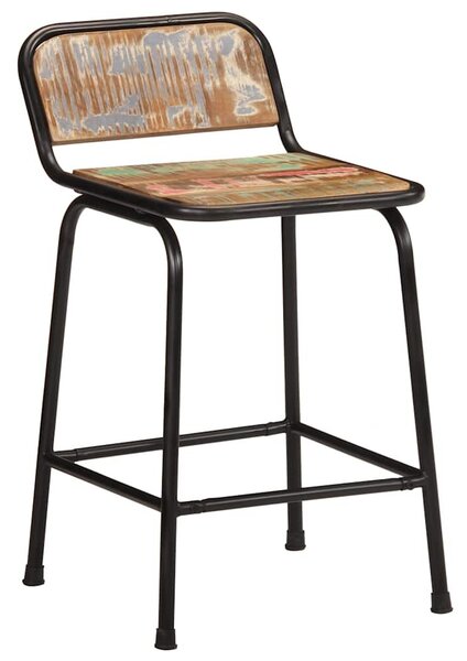 VidaXL bárszékek 4 db 46x35,5x70 cm tömörfa, újrahasznosított fa