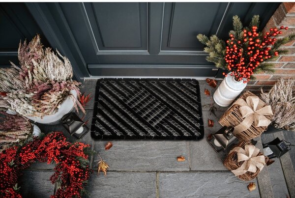 Kókuszrost lábtörlő 40x60 cm Coco Black – Hanse Home