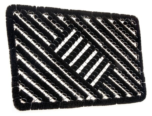Kókuszrost lábtörlő 40x60 cm Coco Black – Hanse Home