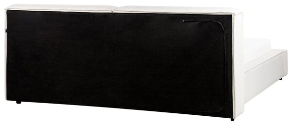 Ágy LINARDS 180 x 200 cm Törtfehér
