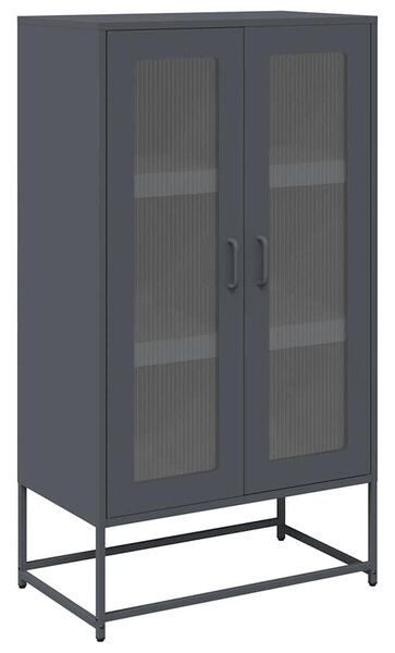 VidaXL Highboard antracit 68x39x123 cm Acél