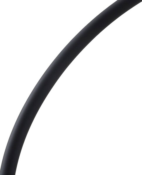 Lindby LED álló világítás Maori, 140 cm, fekete, CCT, dimmelhető, dimmelhető, Fekete, Dolgozószoba / Iroda, fém, Modern