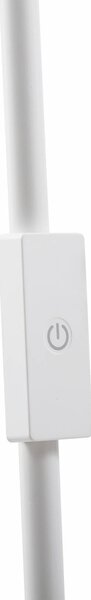 Lindby LED álló világítás Maori, fehér, fém, CCT, dimmelhető, dimmelhető, Fehér / opál, Dolgozószoba / Iroda, fém, Modern