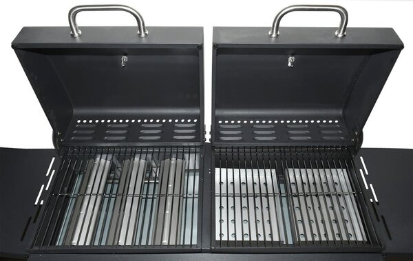 Gáz-faszenes grillsütő Couple - Cattara