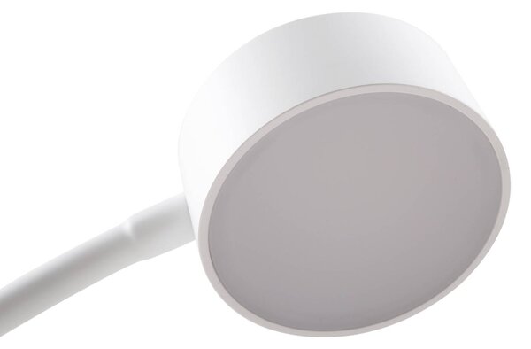 Lindby LED álló világítás Maori, fehér, fém, CCT, dimmelhető, dimmelhető, Fehér / opál, Dolgozószoba / Iroda, fém, Modern