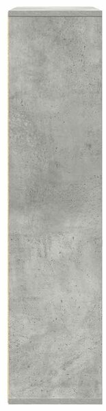 VidaXL betonszürke szerelt fa könyvespolc 89x24x101,5 cm