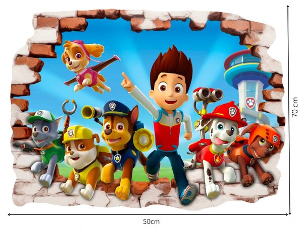 Falmatrica "PAW Patrol 4" Méret: 80x60cm