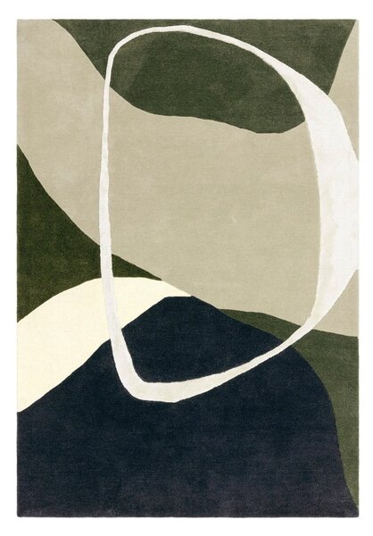Zöld kézi szövésű gyapjú szőnyeg 160x230 cm Matrix – Asiatic Carpets