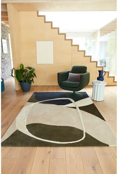 Zöld kézi szövésű gyapjú szőnyeg 160x230 cm Matrix – Asiatic Carpets