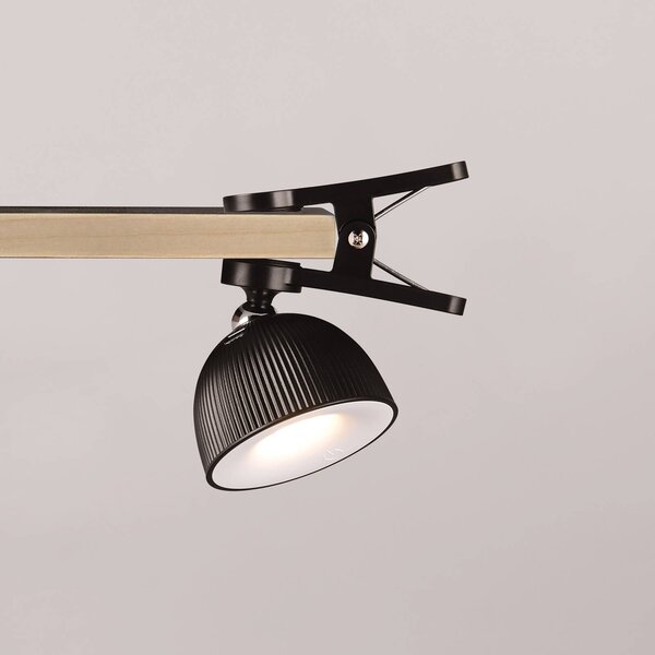 Maxima LED-es újratölthető asztali lámpa, fekete, magasság 41 cm, műanyag