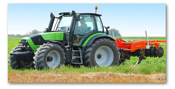 Akrilüveg fotó Traktor a pályán