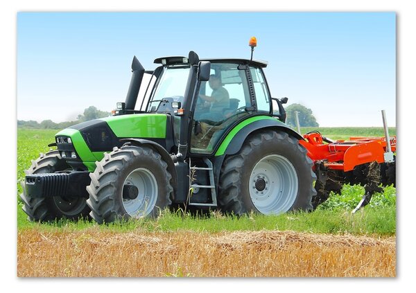 Akrilüveg fotó Traktor a pályán